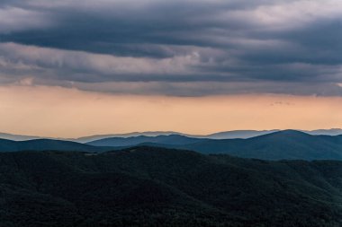 Polonya 'daki Bieszczady Dağlarında Wetlinska Polonyna