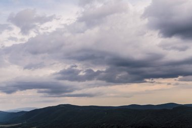 Polonya 'daki Bieszczady Dağlarında Wetlinska Polonyna