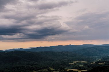 Polonya 'daki Bieszczady Dağlarında Wetlinska Polonyna