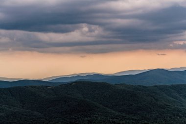 Polonya 'daki Bieszczady Dağlarında Wetlinska Polonyna
