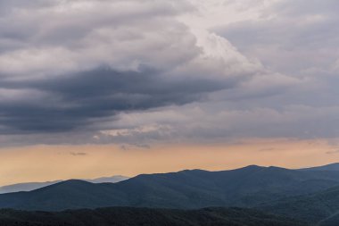 Polonya 'daki Bieszczady Dağlarında Wetlinska Polonyna