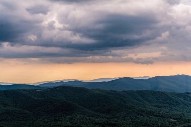 Polonya 'daki Bieszczady Dağlarında Wetlinska Polonyna