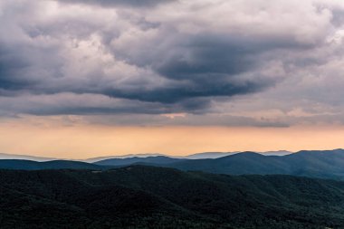 Polonya 'daki Bieszczady Dağlarında Wetlinska Polonyna