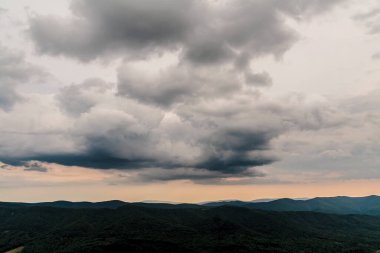 Polonya 'daki Bieszczady Dağlarında Wetlinska Polonyna