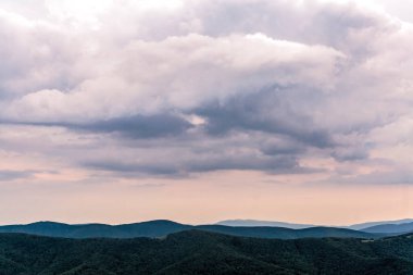 Polonya 'daki Bieszczady Dağlarında Wetlinska Polonyna
