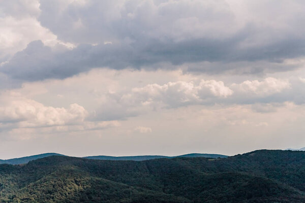 Wetlinska Polonyna in the Bieszczady Mountains in Poland