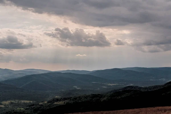 Wetlinska Polonyna Het Bieszczady Gebergte Polen — Stockfoto