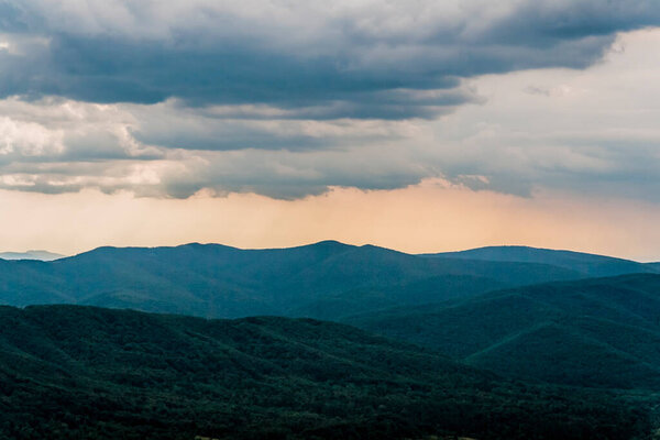 Wetlinska Polonyna in the Bieszczady Mountains in Poland