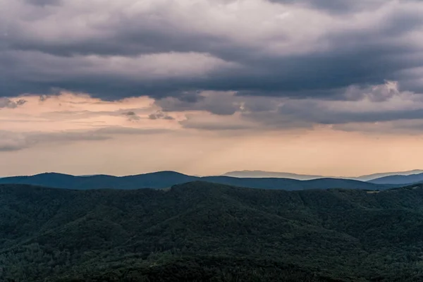 Wetlinska Polonyna Nas Montanhas Bieszczady Polônia — Fotografia de Stock