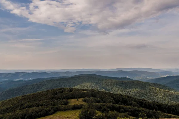 Wetlinska Polonyna Het Bieszczady Gebergte Polen — Stockfoto