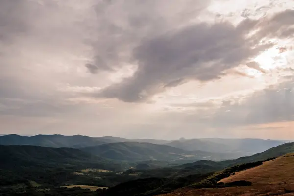 Wetlinska Polonyna Las Montañas Bieszczady Polonia — Foto de Stock