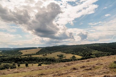 Polonya 'daki Bieszczady Dağları' ndaki Oslawa Nehri 'nde Smolnik.