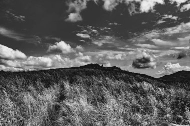 Wideki 'den Bukowe Berdo ve Tarnica' ya giden yol Polonya 'daki Bieszczady Dağları' nda Woosate 'a çıkıyor.