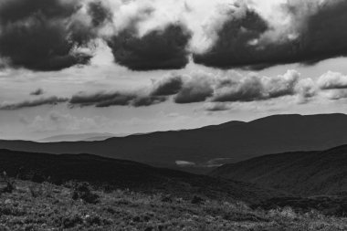 Wideki 'den Bukowe Berdo ve Tarnica' ya giden yol Polonya 'daki Bieszczady Dağları' nda Woosate 'a çıkıyor.