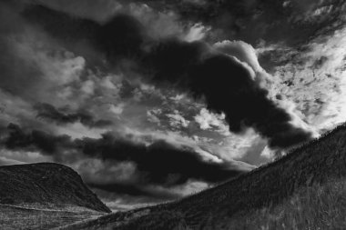 Wideki 'den Bukowe Berdo ve Tarnica' ya giden yol Polonya 'daki Bieszczady Dağları' nda Woosate 'a çıkıyor.