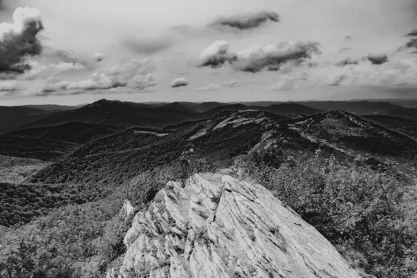 Road Wideki Bukowe Berdo Tarnica Wosate Bieszczady Mountains Poland — Φωτογραφία Αρχείου