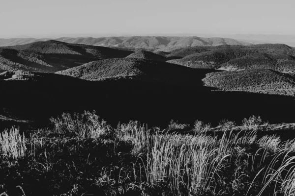 Άποψη Από Carynska Polonyna Bieszczady Βουνά Στην Πολωνία — Φωτογραφία Αρχείου