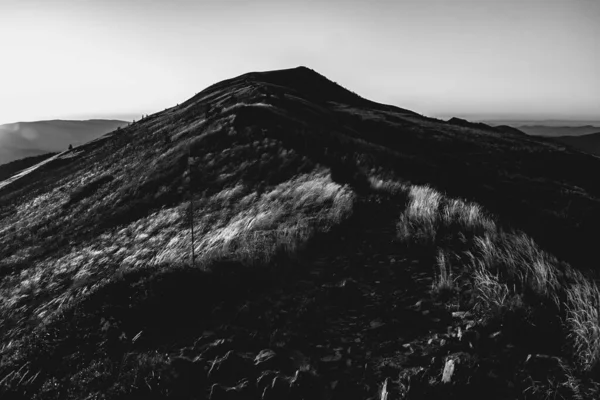 Uitzicht Vanaf Carynska Polonyna Het Bieszczady Gebergte Polen — Stockfoto