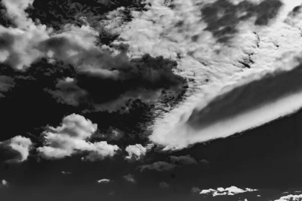 Wolken Über Bieszczady Gebirge Polen — Stockfoto
