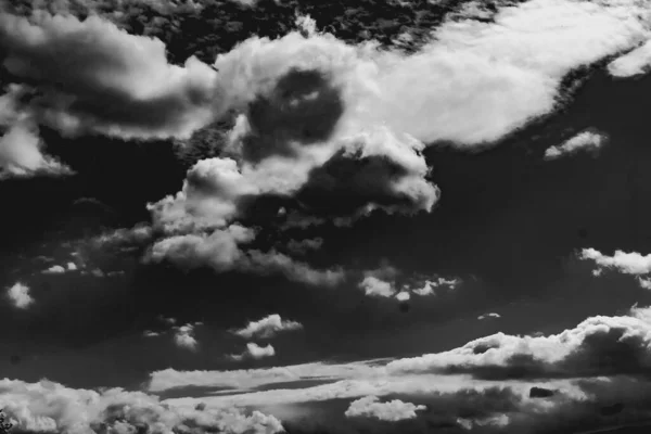 Wolken Über Bieszczady Gebirge Polen — Stockfoto