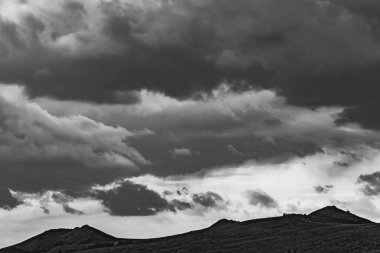 Polonya 'daki Bieszczady Dağlarında Wetlinska Polonyna