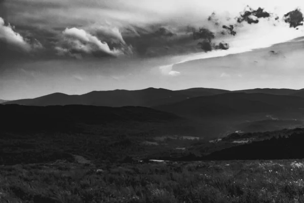 Wetlinska Polonyna Het Bieszczady Gebergte Polen — Stockfoto