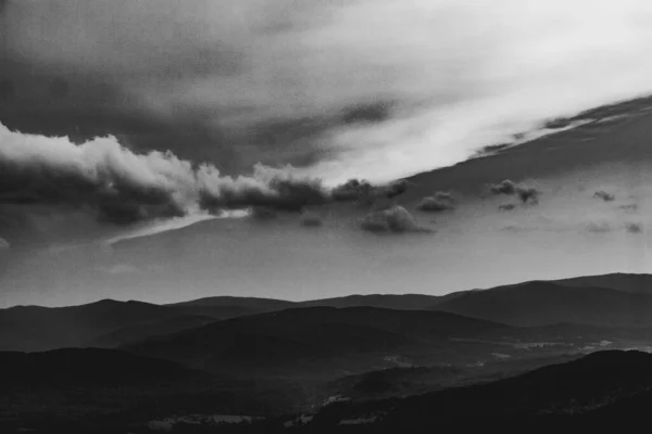 Polonya 'daki Bieszczady Dağlarında Wetlinska Polonyna