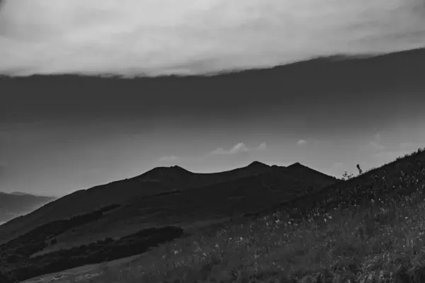 Wetlinska Polonyna Het Bieszczady Gebergte Polen — Stockfoto