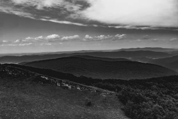 Wetlinska Polonyna Στα Βουνά Bieszczady Στην Πολωνία — Φωτογραφία Αρχείου