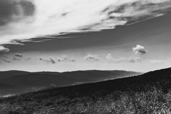 Wetlinska Polonyna Het Bieszczady Gebergte Polen — Stockfoto