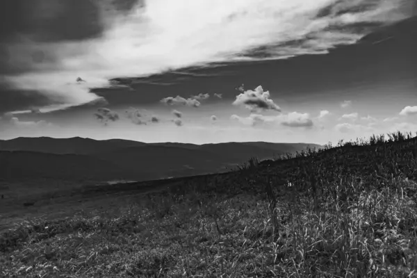 Polonya 'daki Bieszczady Dağlarında Wetlinska Polonyna