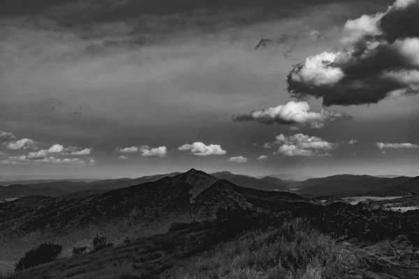 Wetlinska Polonyna Het Bieszczady Gebergte Polen — Stockfoto