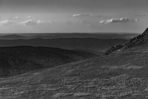 Wetlinska Polonyna Nas Montanhas Bieszczady Polônia — Fotografia de Stock