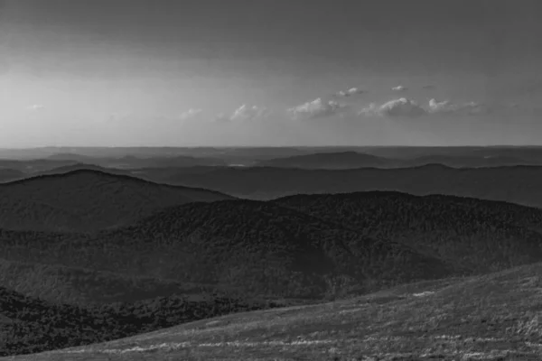 Wetlinska Polonyna Στα Βουνά Bieszczady Στην Πολωνία — Φωτογραφία Αρχείου