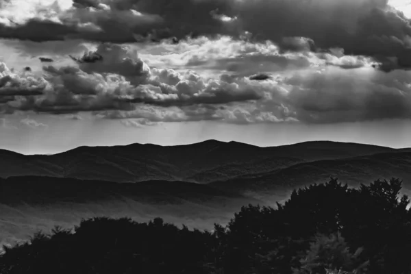 Wetlinska Polonyna Bieszczady Gebirge Polen — Stockfoto