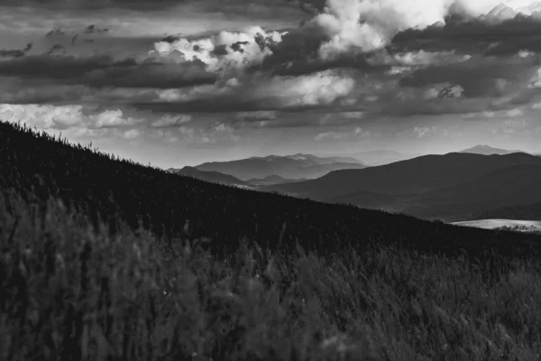 Wetlinska Polonyna Lengyelországi Bieszczady Hegységben — Stock Fotó