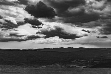 Polonya 'daki Bieszczady Dağlarında Wetlinska Polonyna