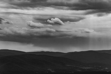 Polonya 'daki Bieszczady Dağlarında Wetlinska Polonyna