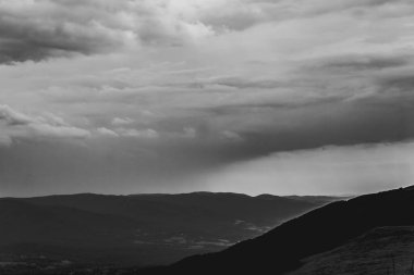 Polonya 'daki Bieszczady Dağlarında Wetlinska Polonyna