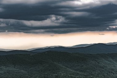 Polonya 'daki Bieszczady Dağlarında Wetlinska Polonyna