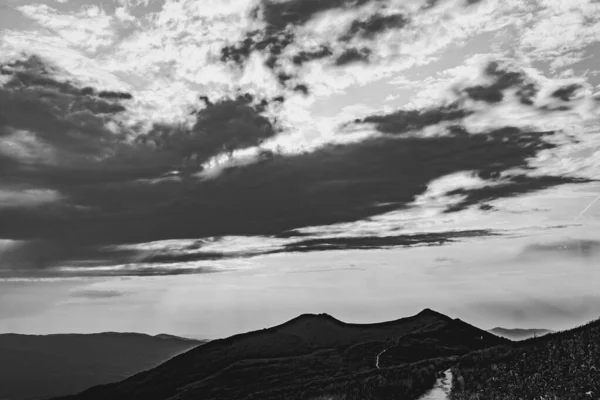 Wetlinska Polonyna Het Bieszczady Gebergte Polen — Stockfoto