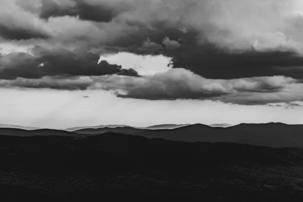 Wetlinska Polonyna Het Bieszczady Gebergte Polen — Stockfoto