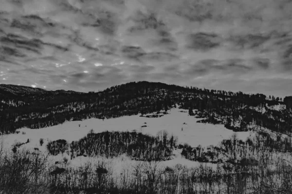 Kalnica Bieszczady Gebirge Polen Winter — Stockfoto
