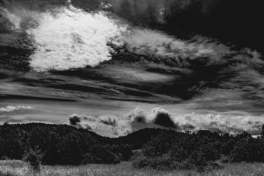 Wola Michowa Polonya 'daki Bieszczady Dağları' nda