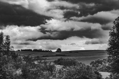 Polonya 'daki Bieszczady Dağları' ndaki Oslawa Nehri 'nde Smolnik.