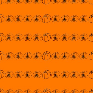 Balkabaklarıyla Cadılar Bayramı arka planı