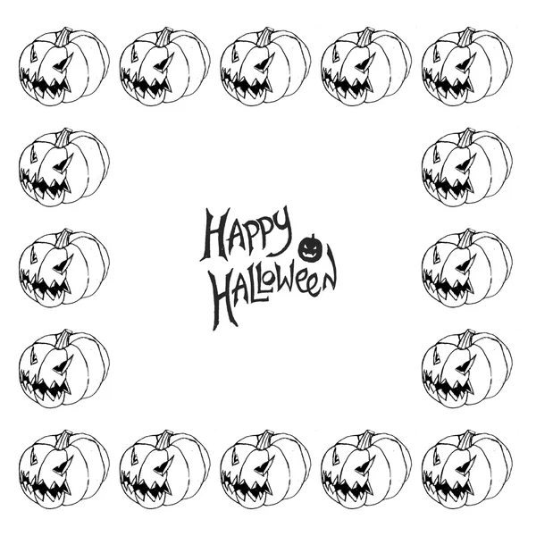 Halloween vector frame. — Stock Vector