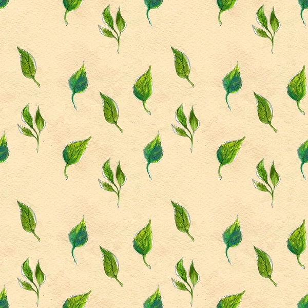 Seamless pattern with leaves — Stock Photo, Image