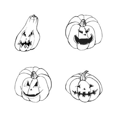 Halloween pumpkins ile ayarla