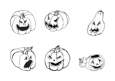 Halloween pumpkins ile ayarla